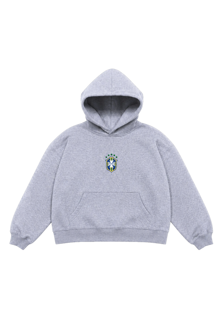 HOODIE DO BRAZIL GRIS